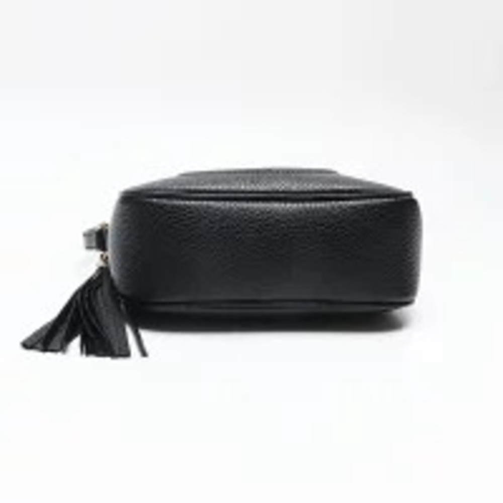 Gucci Soho Fringe Leather Shoulder Bag Black - Picture 8 of 13